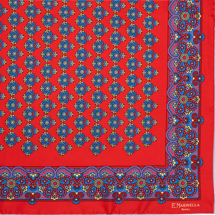 RED SILK SCARF 65