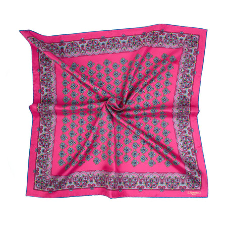 FUCHSIA SILK SCARF 65