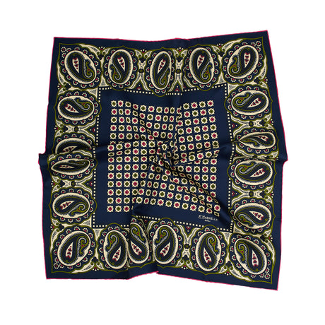 BLUE SILK SCARF 65