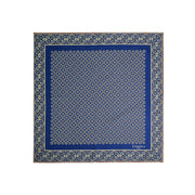 blue_hand_printed_silk_pocket_square_small_flower_pattern_centered_and_folded
