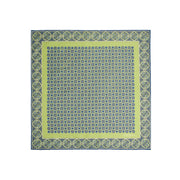 light_green_hand_printed_silk_pocket_square_large_flower_pattern_centered_and_folded
