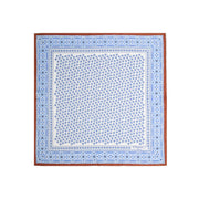 white_hand_printed_silk_pocket_square_small_flower_pattern_centered_and_folded