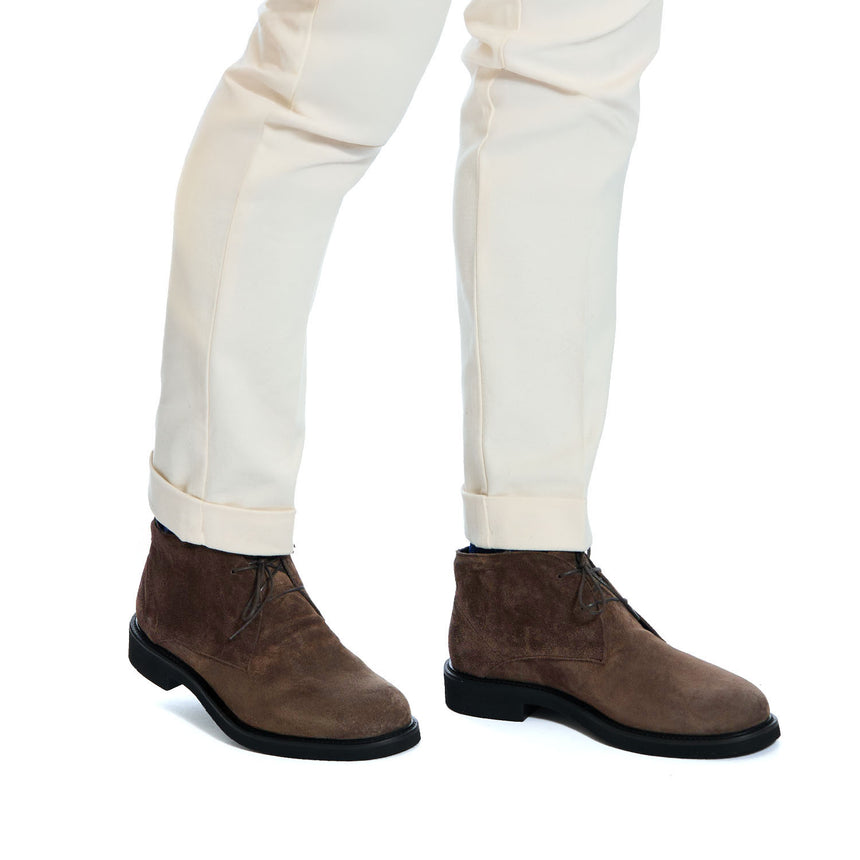 DARK BROWN ANKLE BOOTS