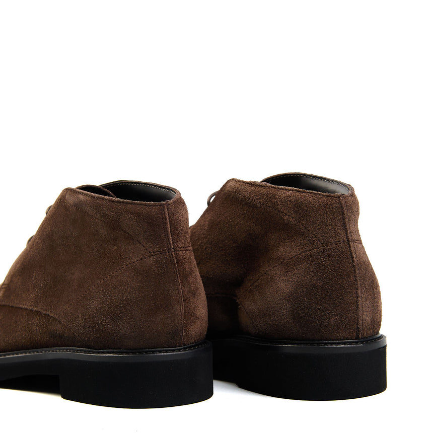 DARK BROWN ANKLE BOOTS
