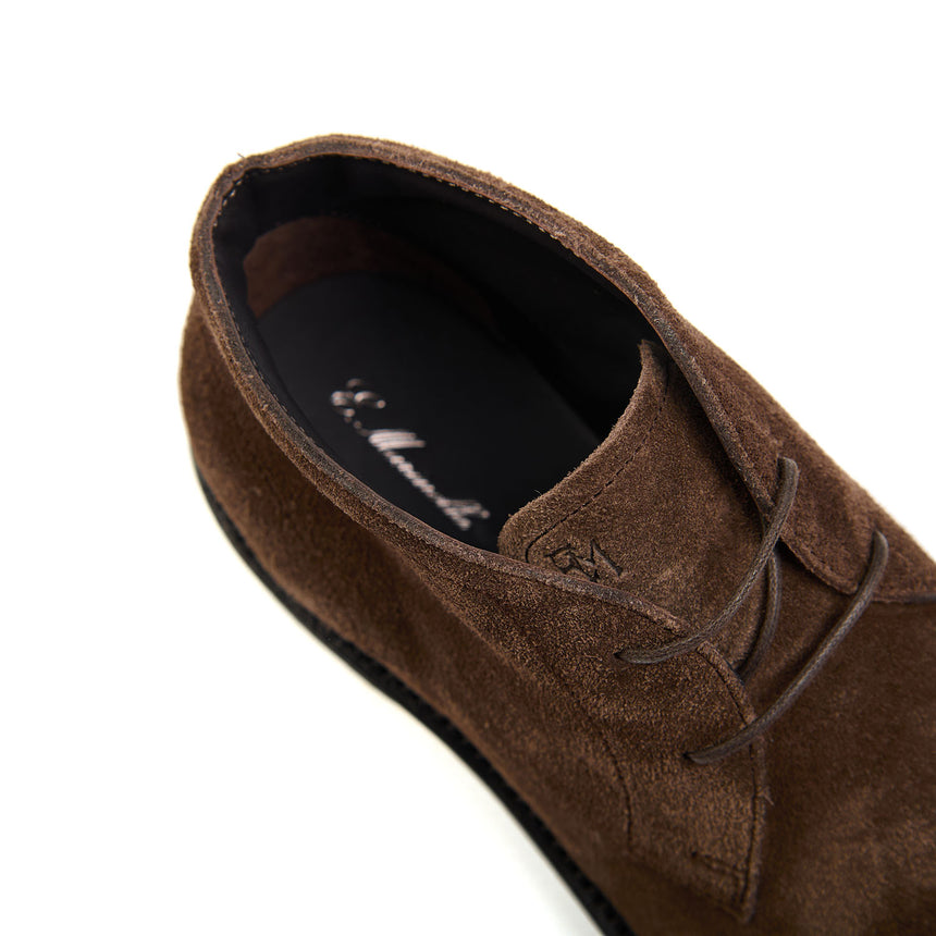 DARK BROWN ANKLE BOOTS