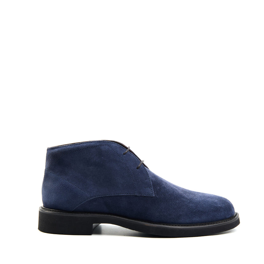 DARK BLUE ANKLE BOOTS