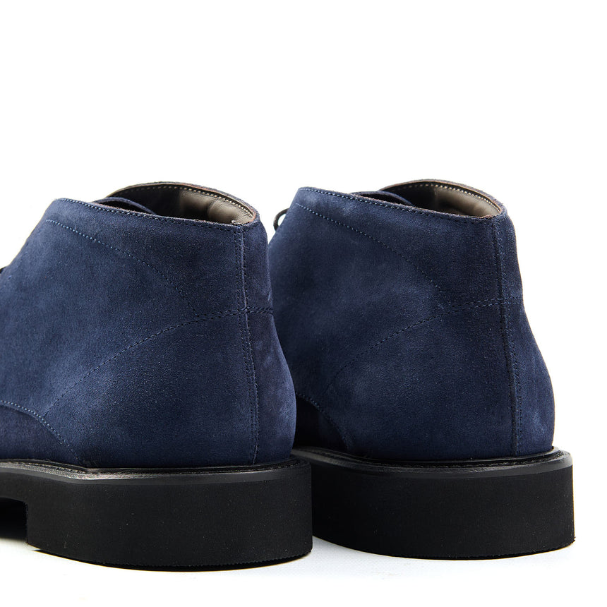 DARK BLUE ANKLE BOOTS