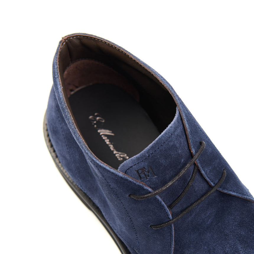 DARK BLUE ANKLE BOOTS