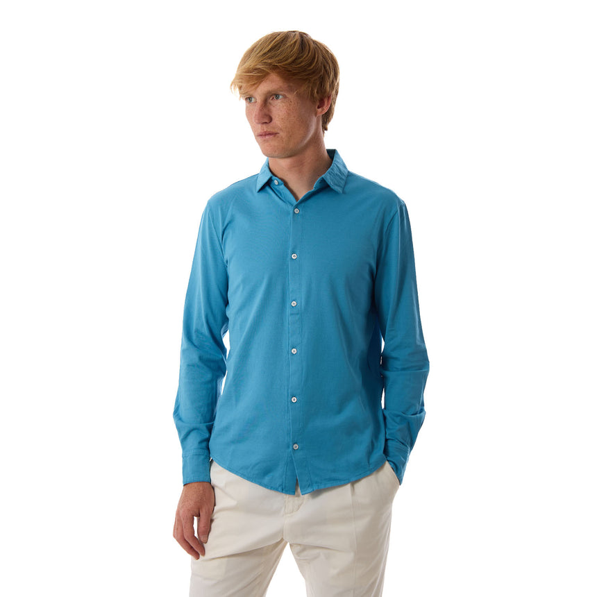 POLO CAMICIA AZZURRA
