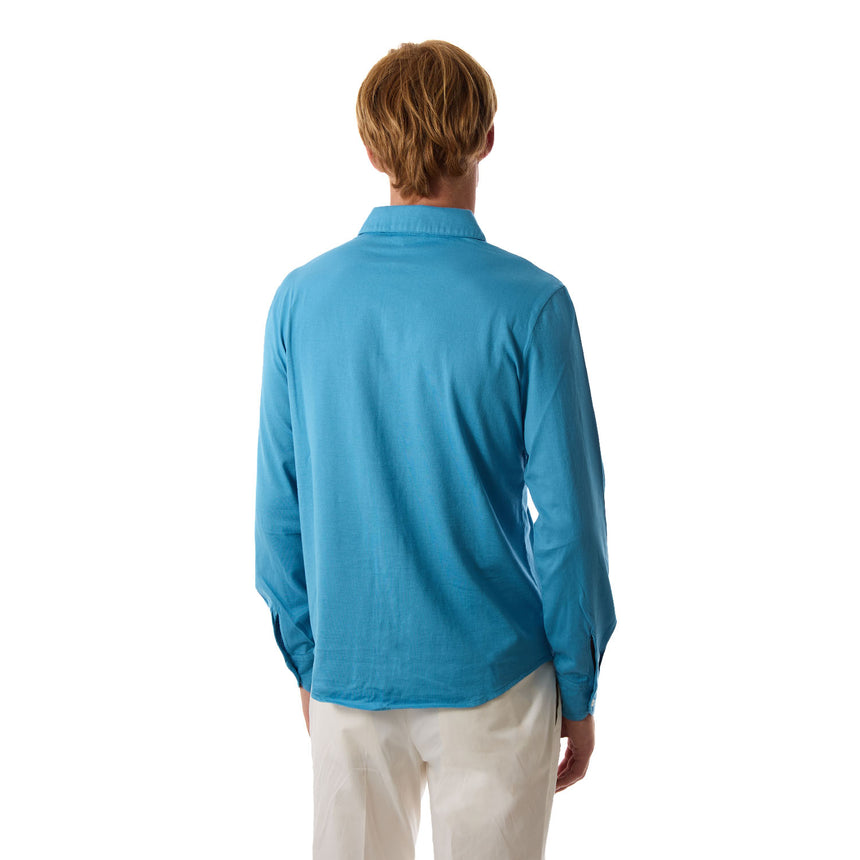 POLO CAMICIA AZZURRA