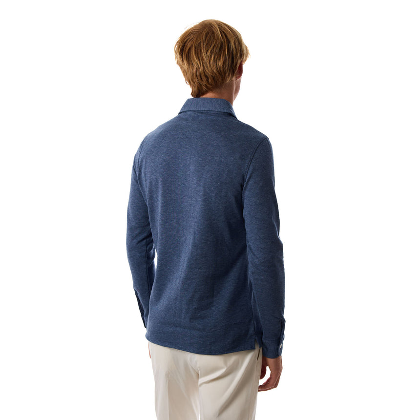 POLO CAMICIA BLU