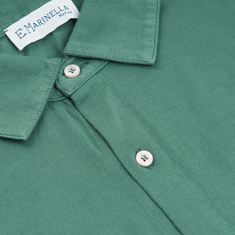 POLO CAMICIA VERDE SCURO