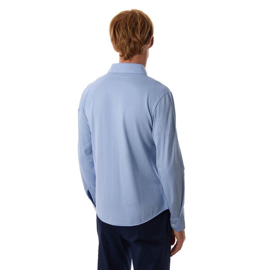 POLO CAMICIA AZZURRO POLVERE