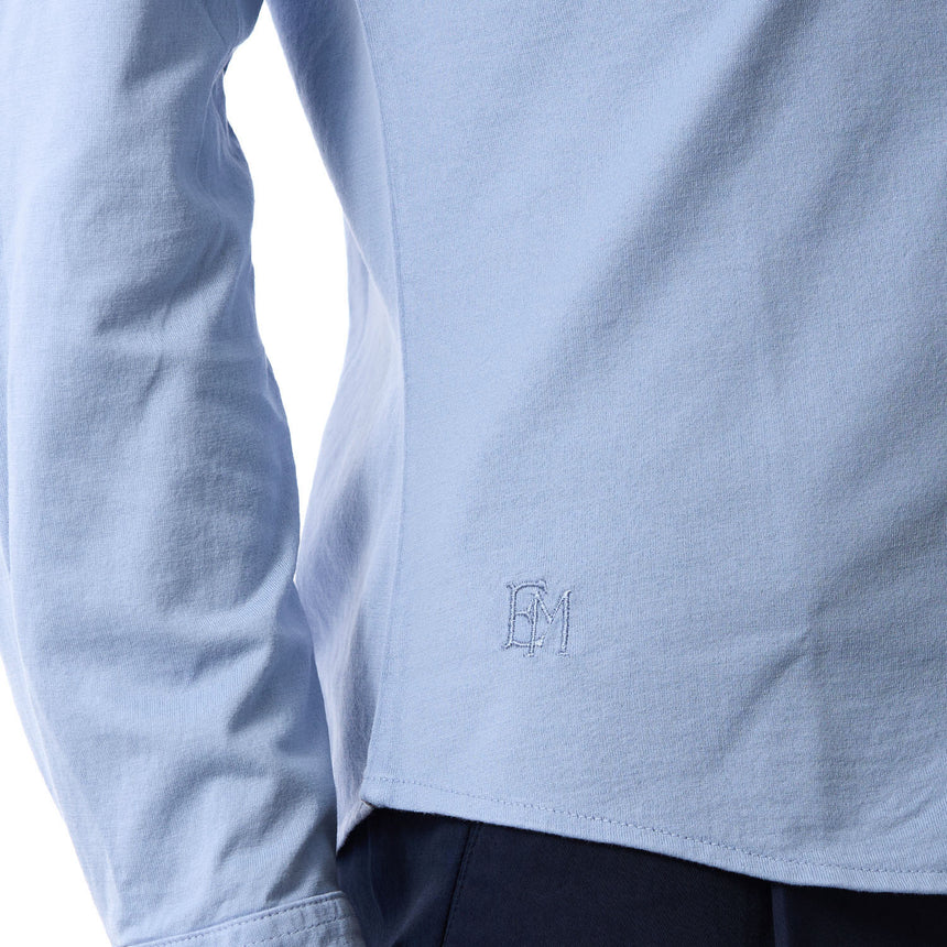 POLO CAMICIA AZZURRO POLVERE