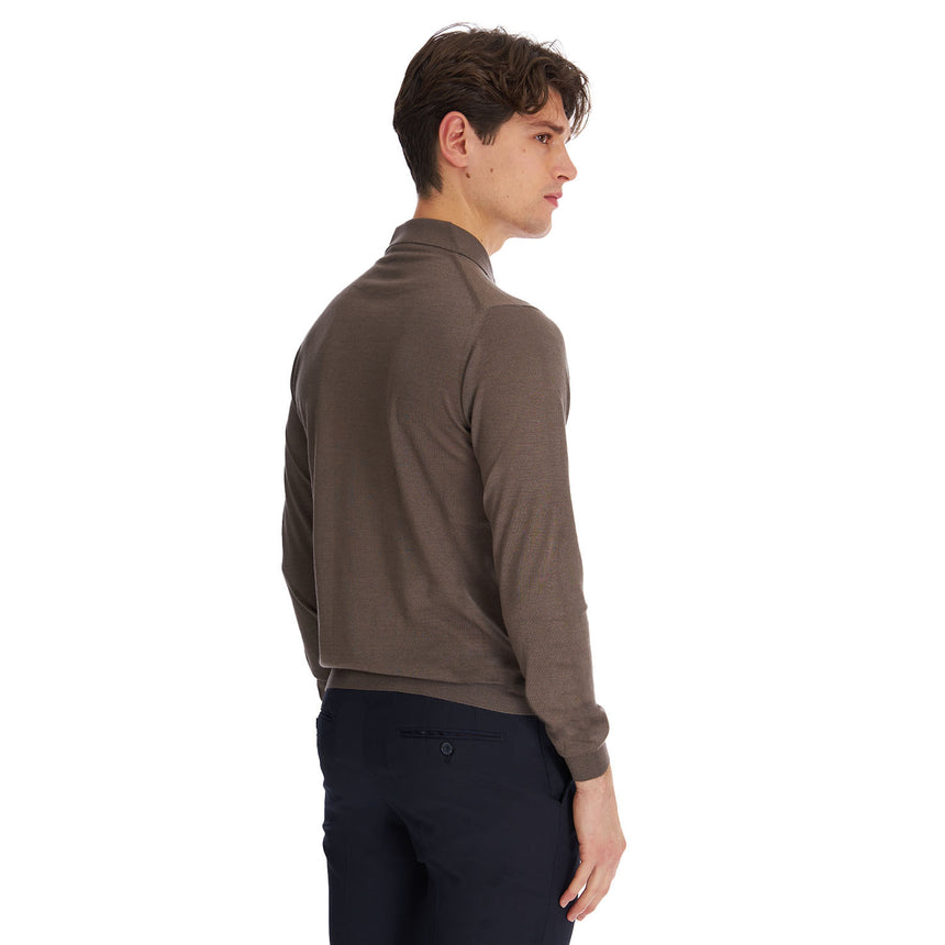 TAUPE POLO SHIRT