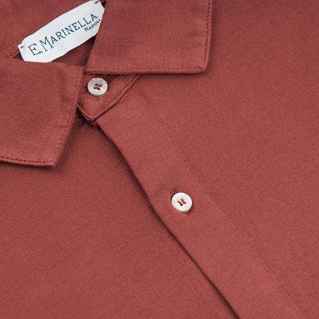 POLO MANICA CORTA MARRONE CHIARO