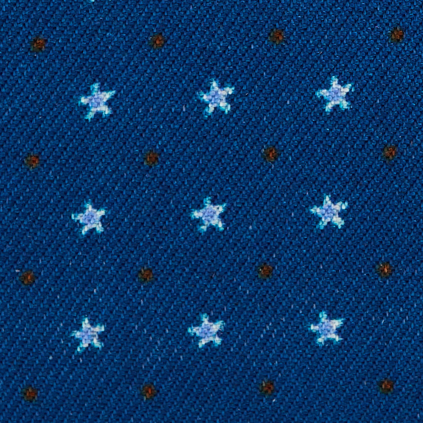 BLUETTE LEATHER AND SILK CREDIT CARD HOLDER