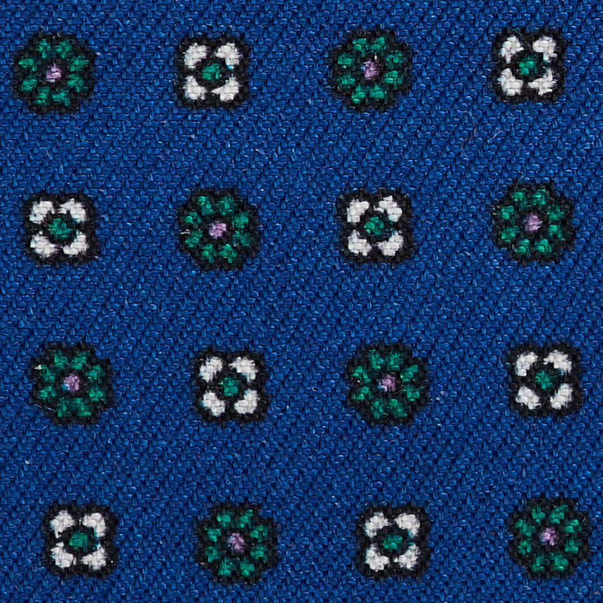 PORTACARTE DI CREDITO SETA E PELLE BLUETTE