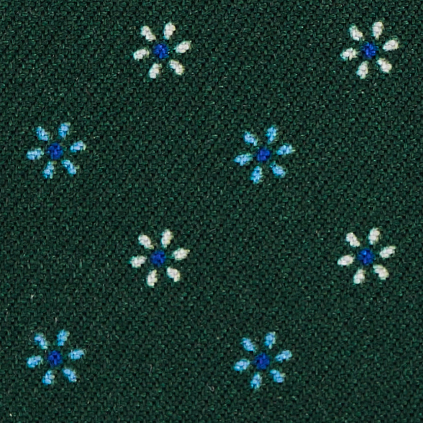 PORTACARTE DI CREDITO SETA E PELLE VERDE SCURO