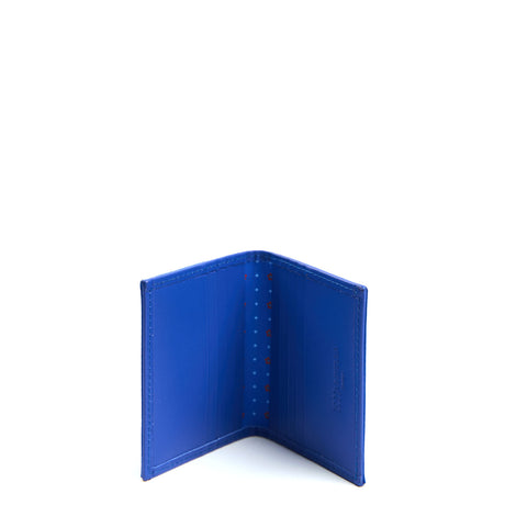 PORTACARTE PIEGHEVOLE IN SETA PELLE BLUETTE