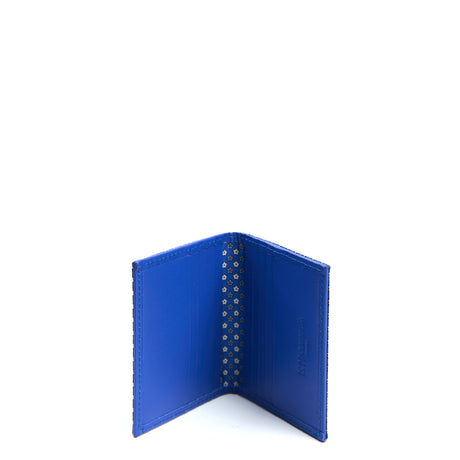 PORTACARTE PIEGHEVOLE IN SETA PELLE BLUETTE