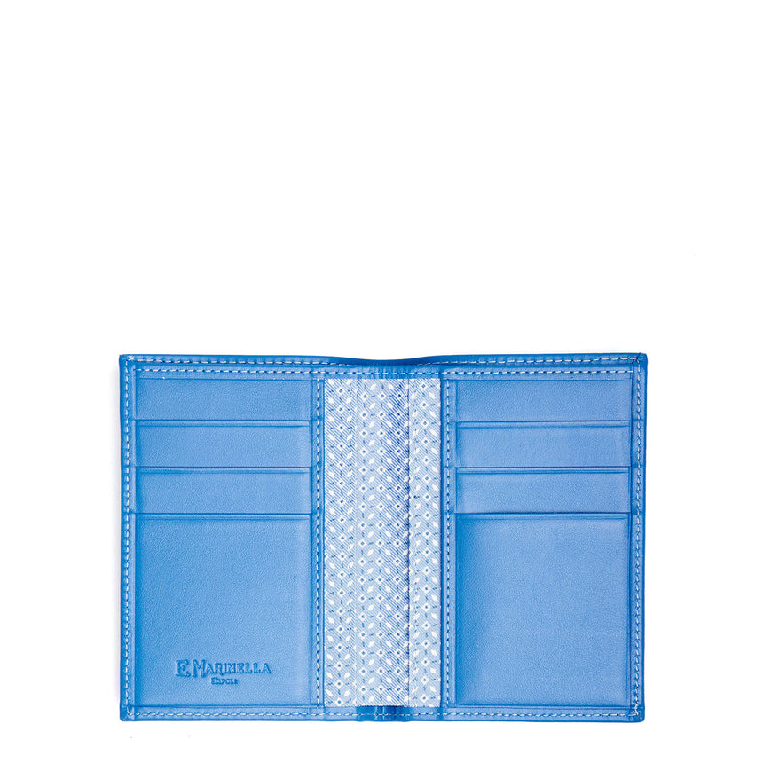 LIGHT BLUE VERTICAL WALLET