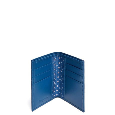 PORTAFOGLIO VERTICALE AZZURRO POLVERE