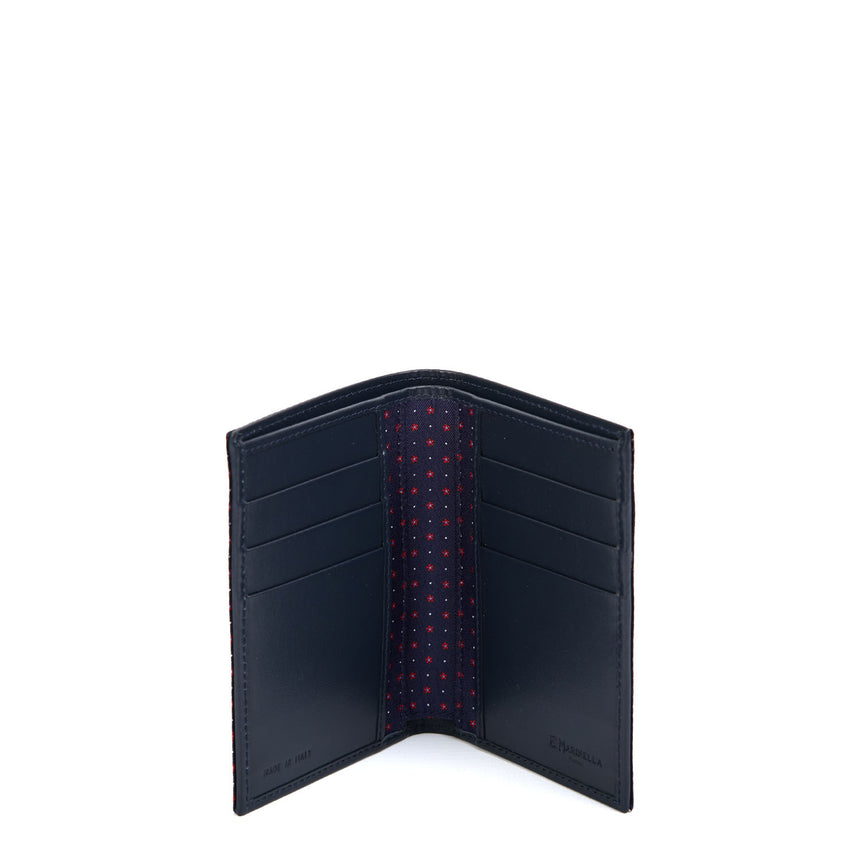 DARK BLUE VERTICAL WALLET