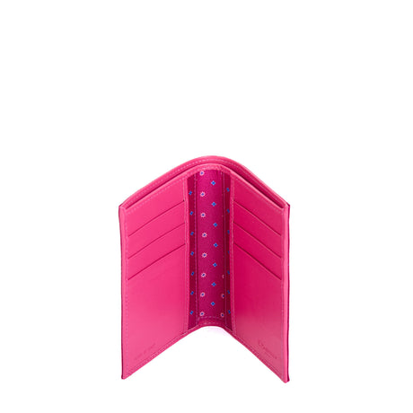PORTAFOGLIO VERTICALE FUCSIA