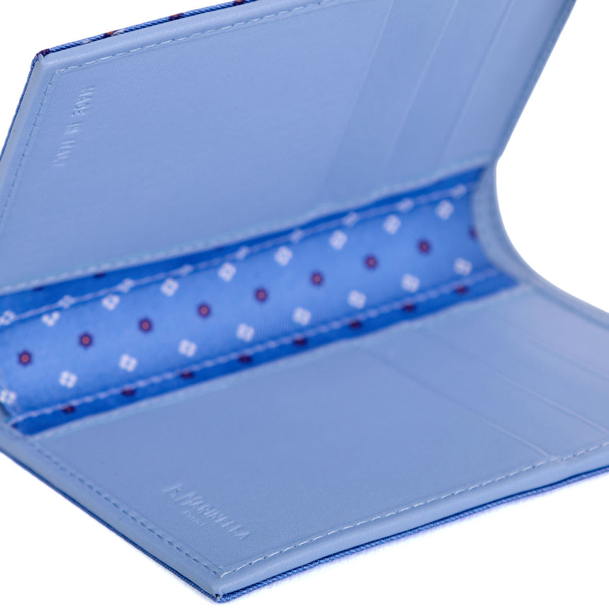 LIGHT BLUE VERTICAL WALLET