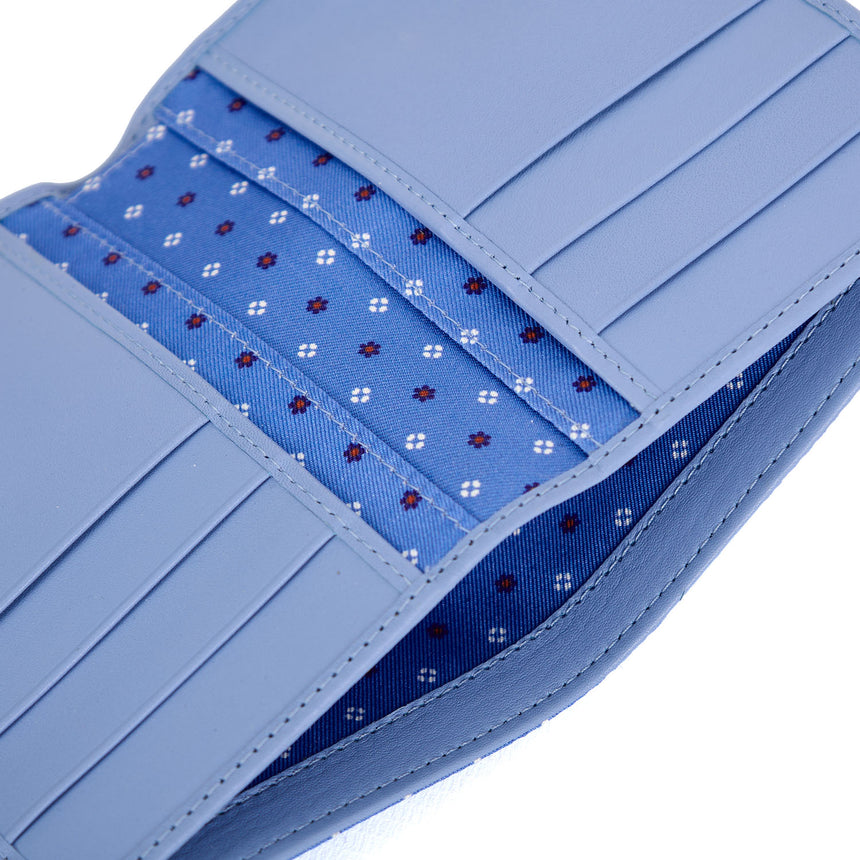 LIGHT BLUE VERTICAL WALLET
