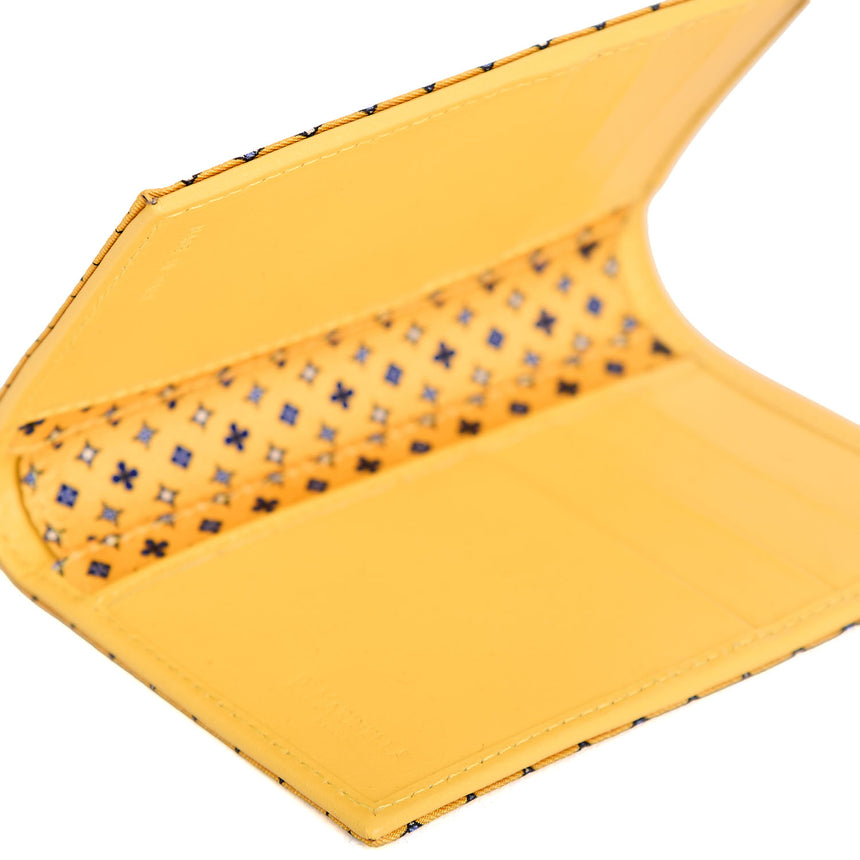 PORTAFOGLIO VERTICALE GIALLO