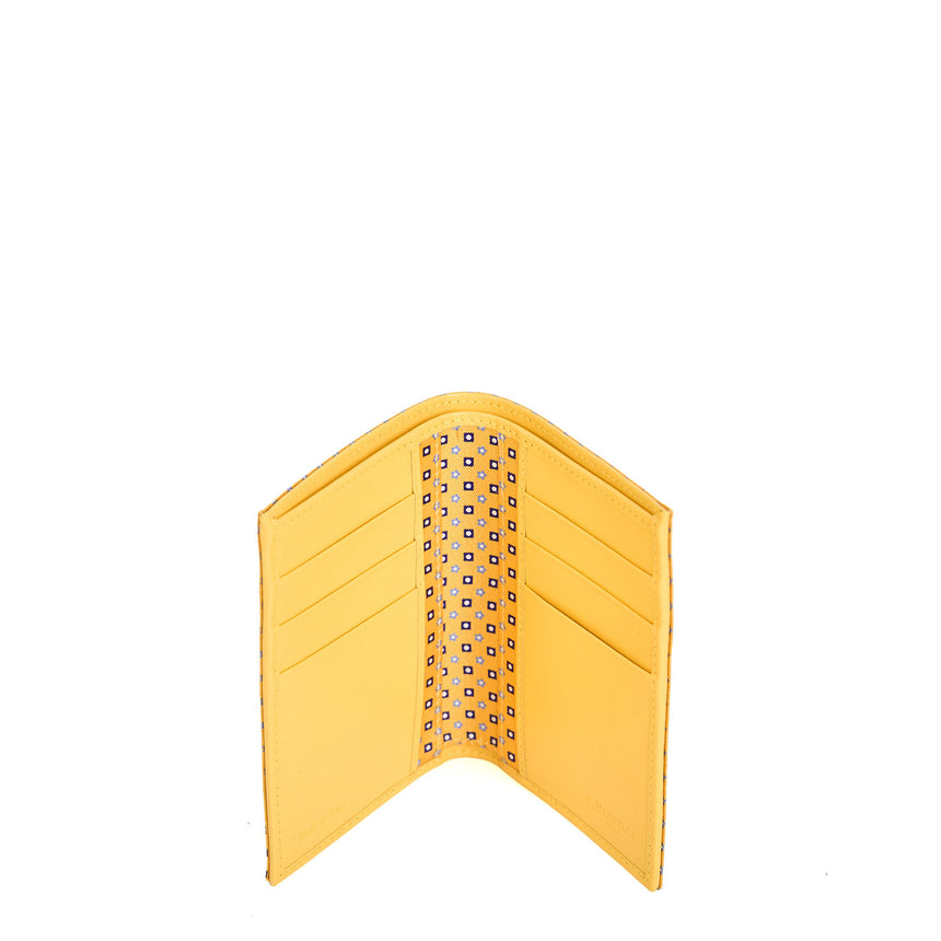 PORTAFOGLIO VERTICALE GIALLO