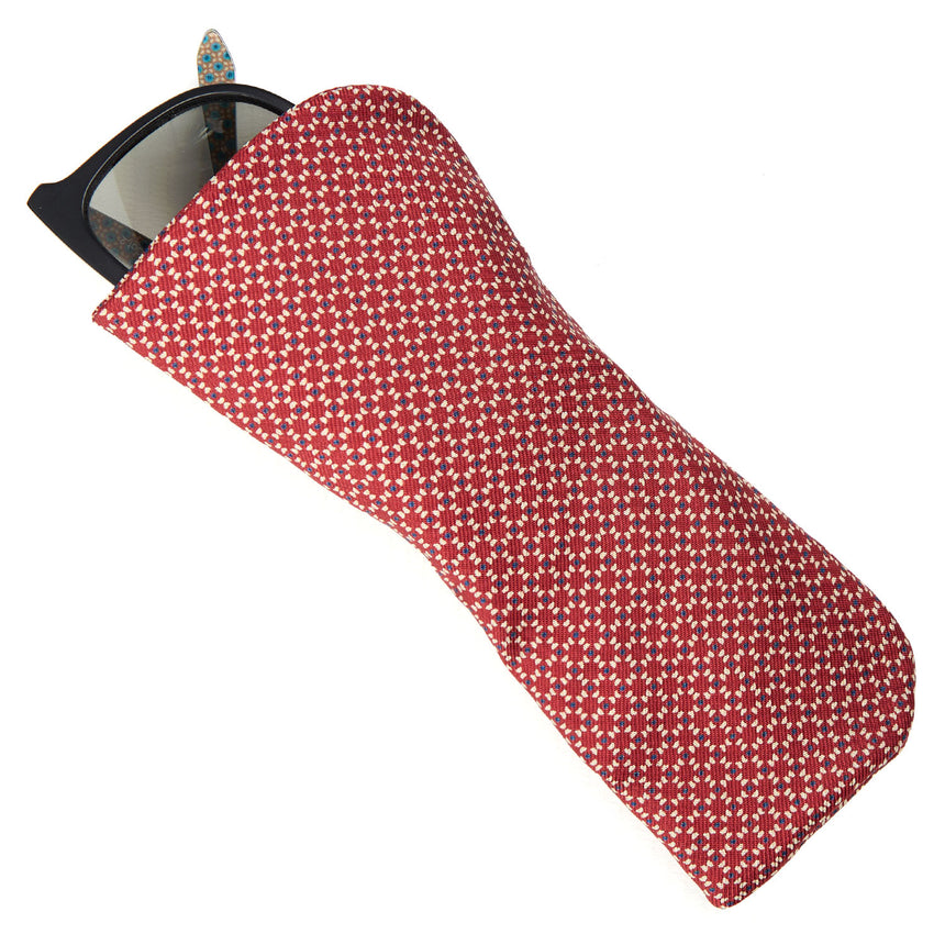 BURGUNDY GLASSES CASE