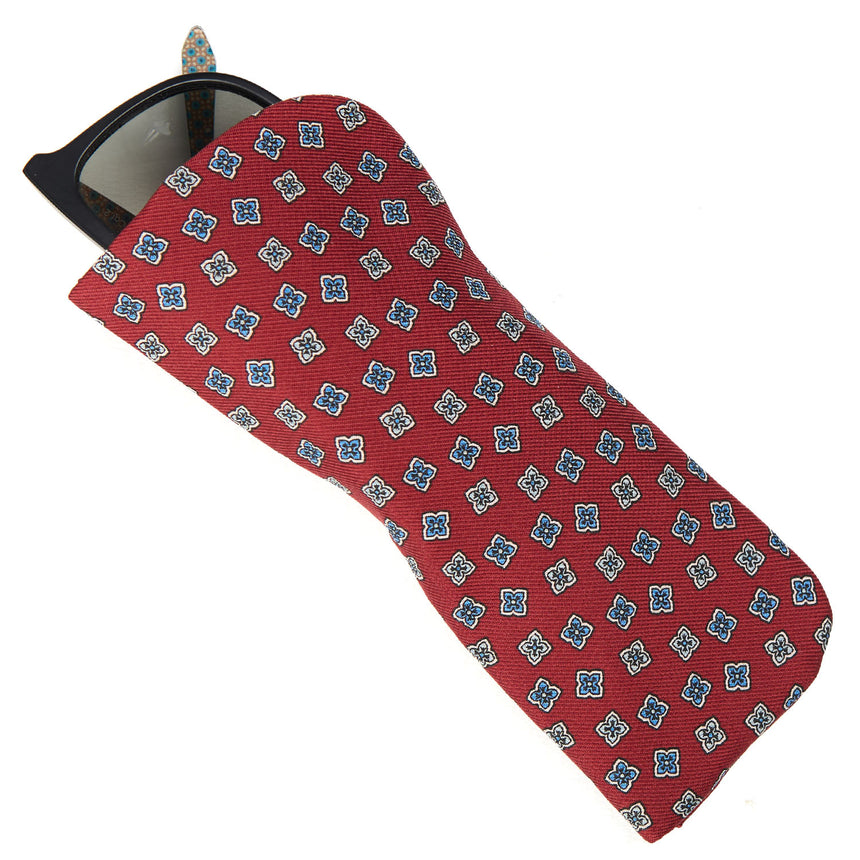 BURGUNDY GLASSES CASE