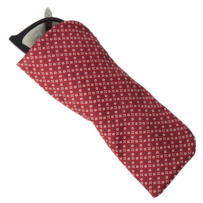 BURGUNDY GLASSES CASE