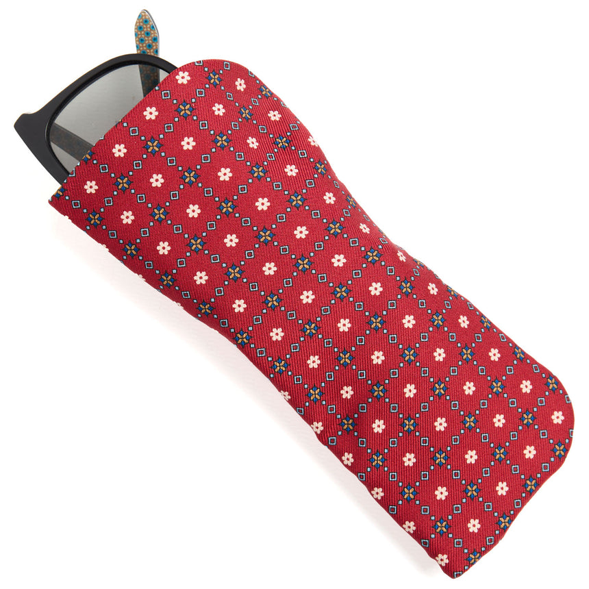 BURGUNDY GLASSES CASE
