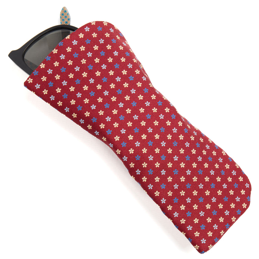 BURGUNDY GLASSES CASE