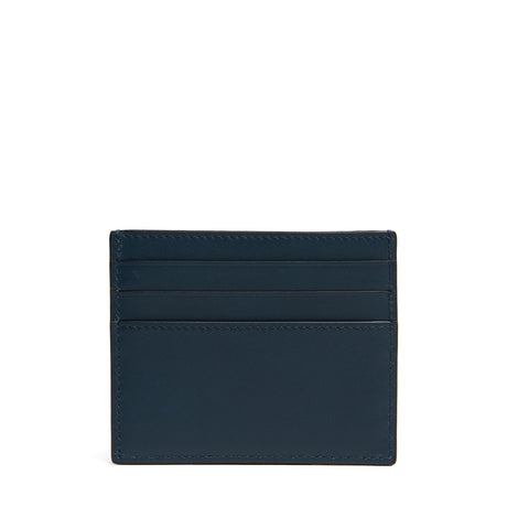 DARK BLUE LEATHER CREDIT CARD HOLDER