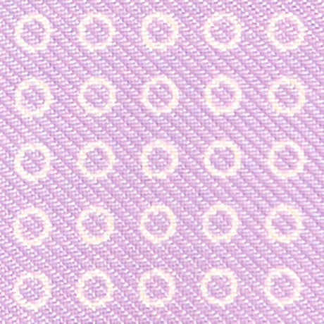 LILAC SELF-TIE PRINTED SILK BOW TIE