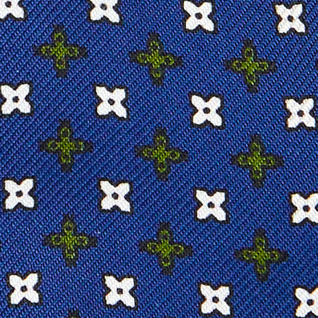 BLUETTE SELF-TIE PRINTED SILK BOWTIE