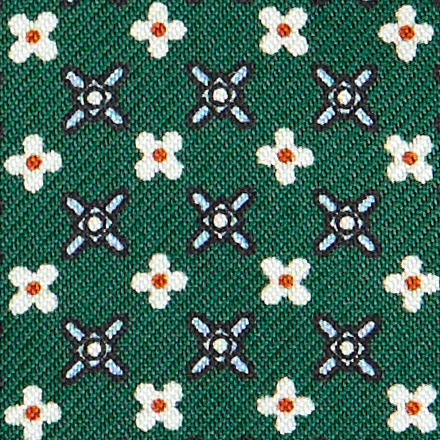 PAPILLON DA ANNODARE IN SETA VERDE SCURO