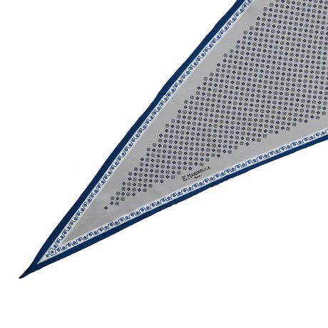 GREY SILK DIAMOND SHAPE SCARF