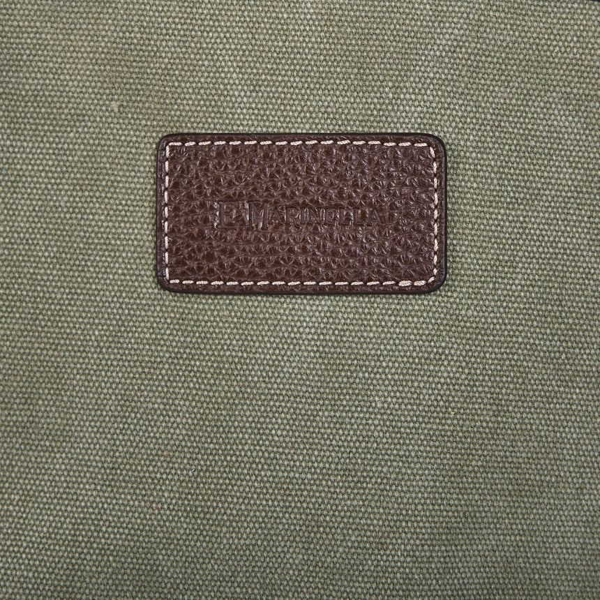 DARK BROWN AND GREEN GIAN MINI BAG