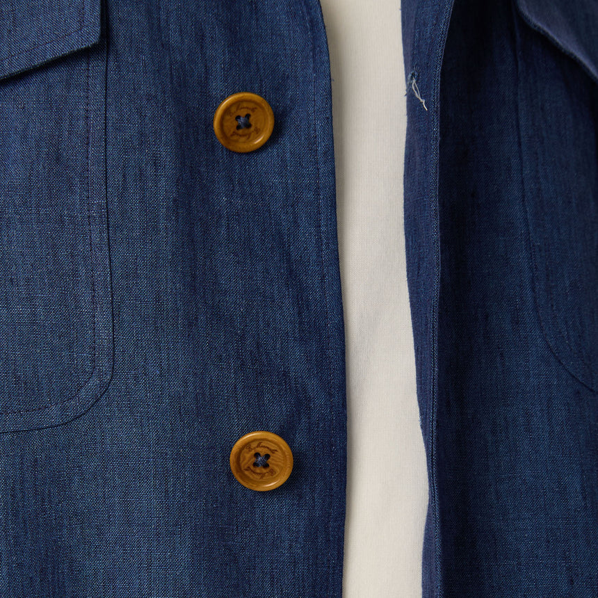 BLUE SAFARI JACKET