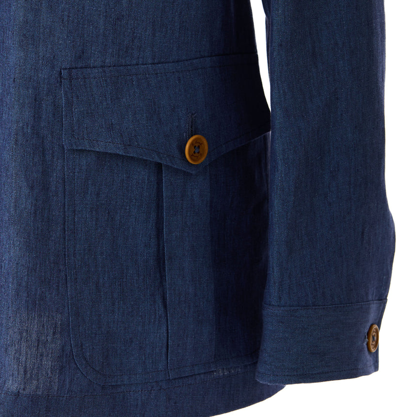 BLUE SAFARI JACKET