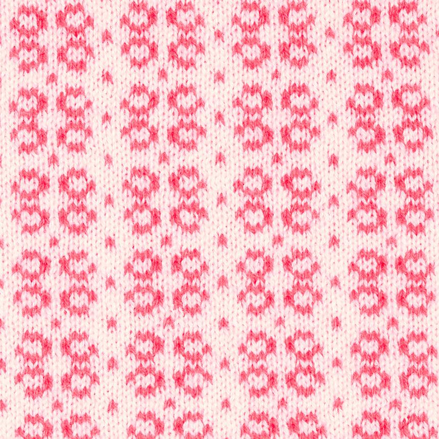 ORANGE AND BEIGE NECK WARMER WITH MICRO PATTERN