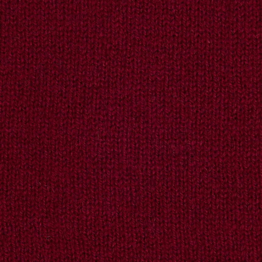 BURGUNDY AND DARK GREY TWO-TONE CASHMERE NECK WARMER