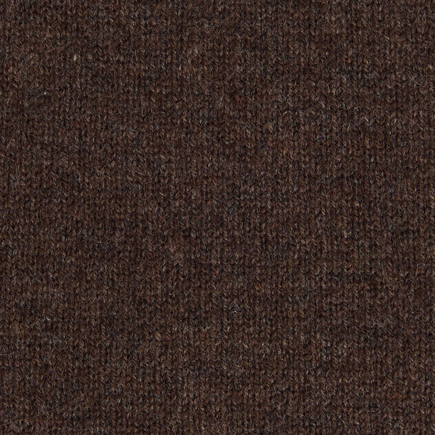 DARK AND LIGHT BROWN TWO-TONE CASHMERE NECK WARMER