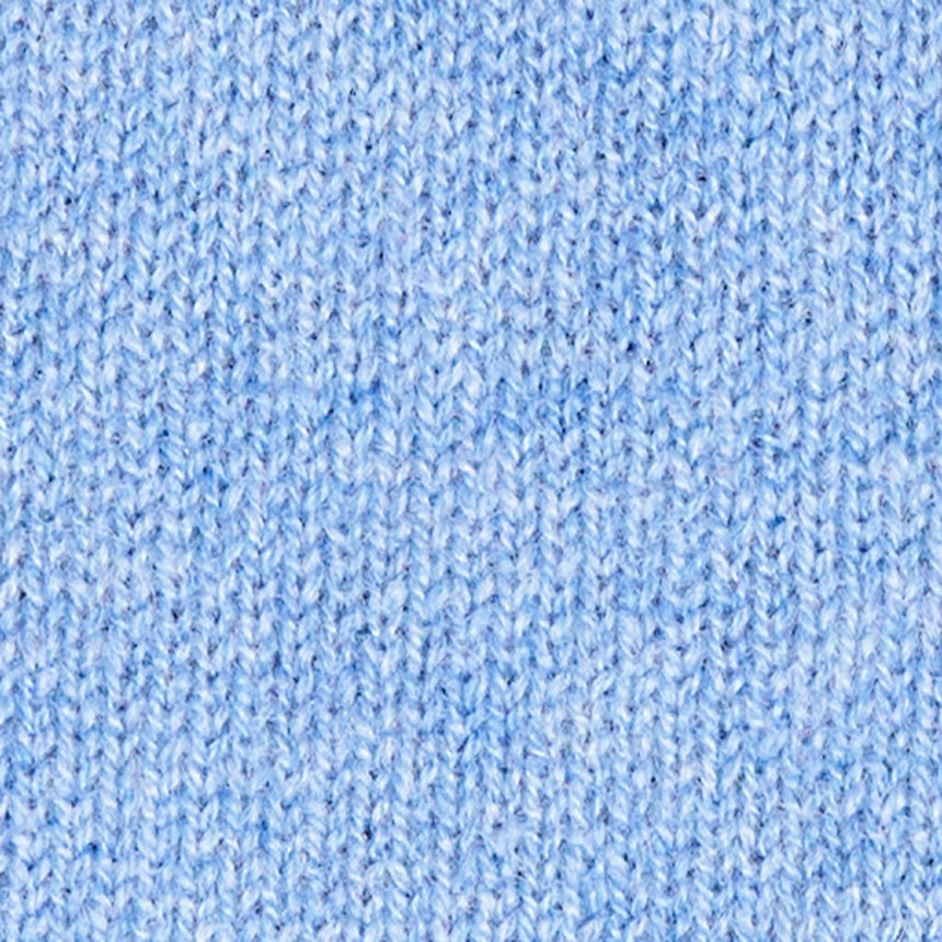 BLUE AND LIGHT BLUE TWO-TONE SOLID CASHMERE NECK WARMER